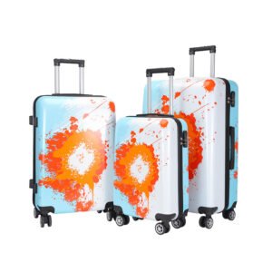 C019  3 Pcs Set ABS+PC Luggage